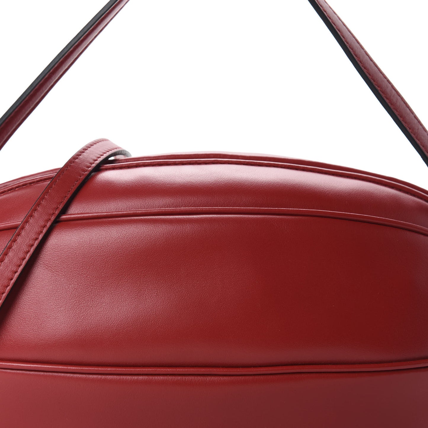 Soft Calfskin Bandoleer Bag Fuoco