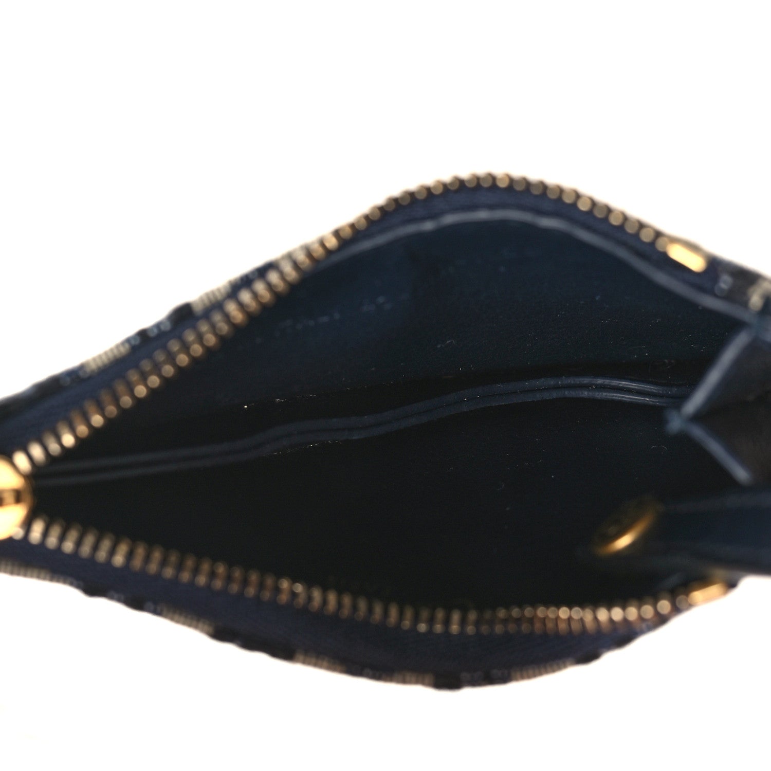Christian Dior Oblique Saddle Coin Purse Blue 6 of 10