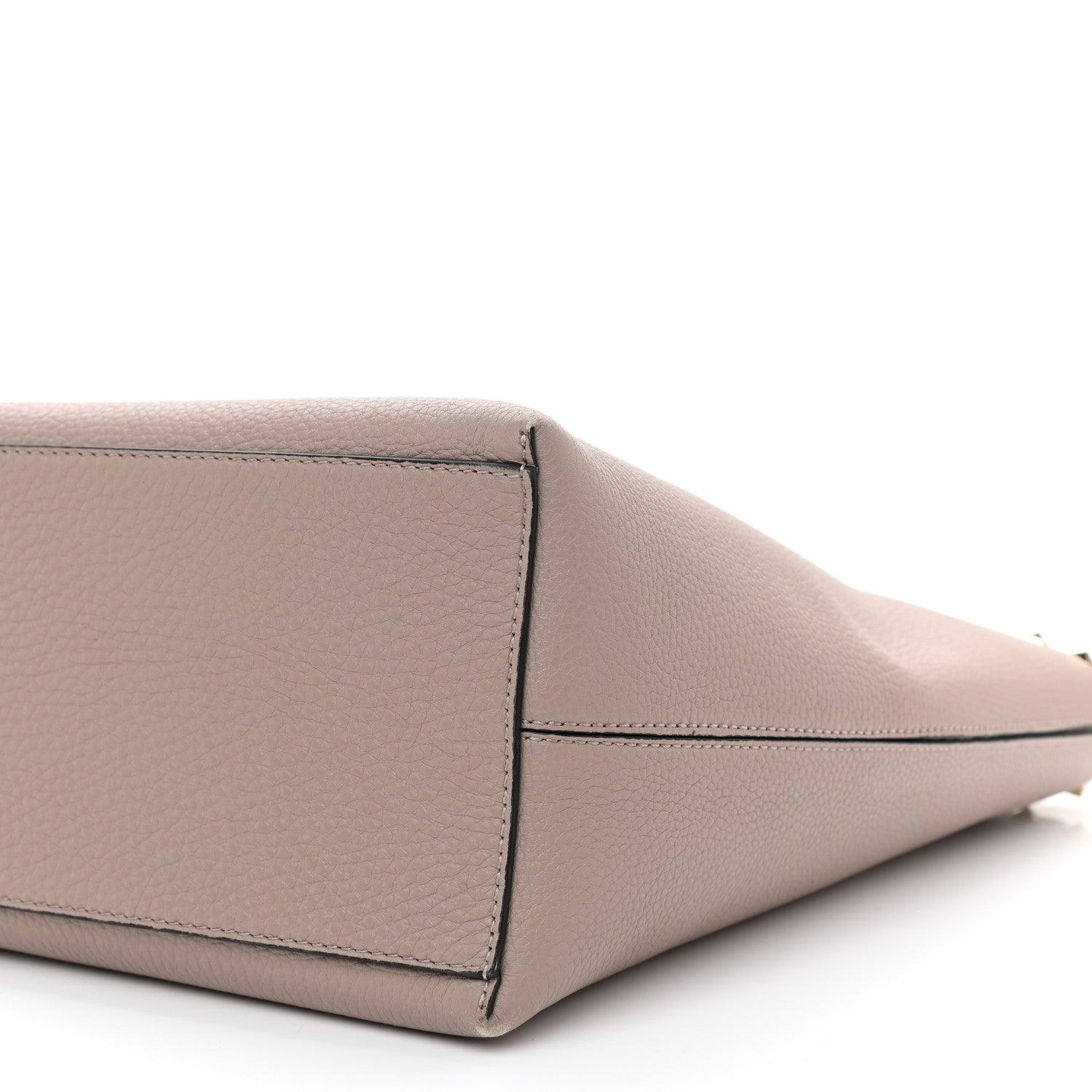 Valentino Garavani Grained Calfskin Rockstud Shoulder Tote Poudre 7 of 7