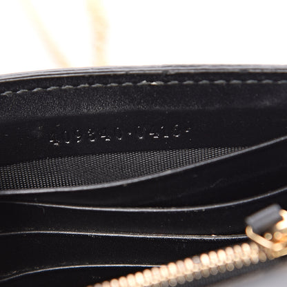 Gucci Guccissima Icon Chain Wallet Black 7 of 14