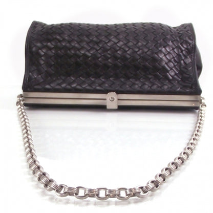 Bottega Veneta Leather Woven Chain Shoulder Bag 6 of 7