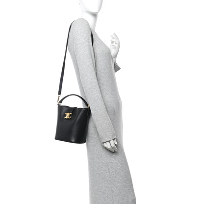 Celine Smooth Calfskin Triomphe Small Louise Bag Black 2 of 10