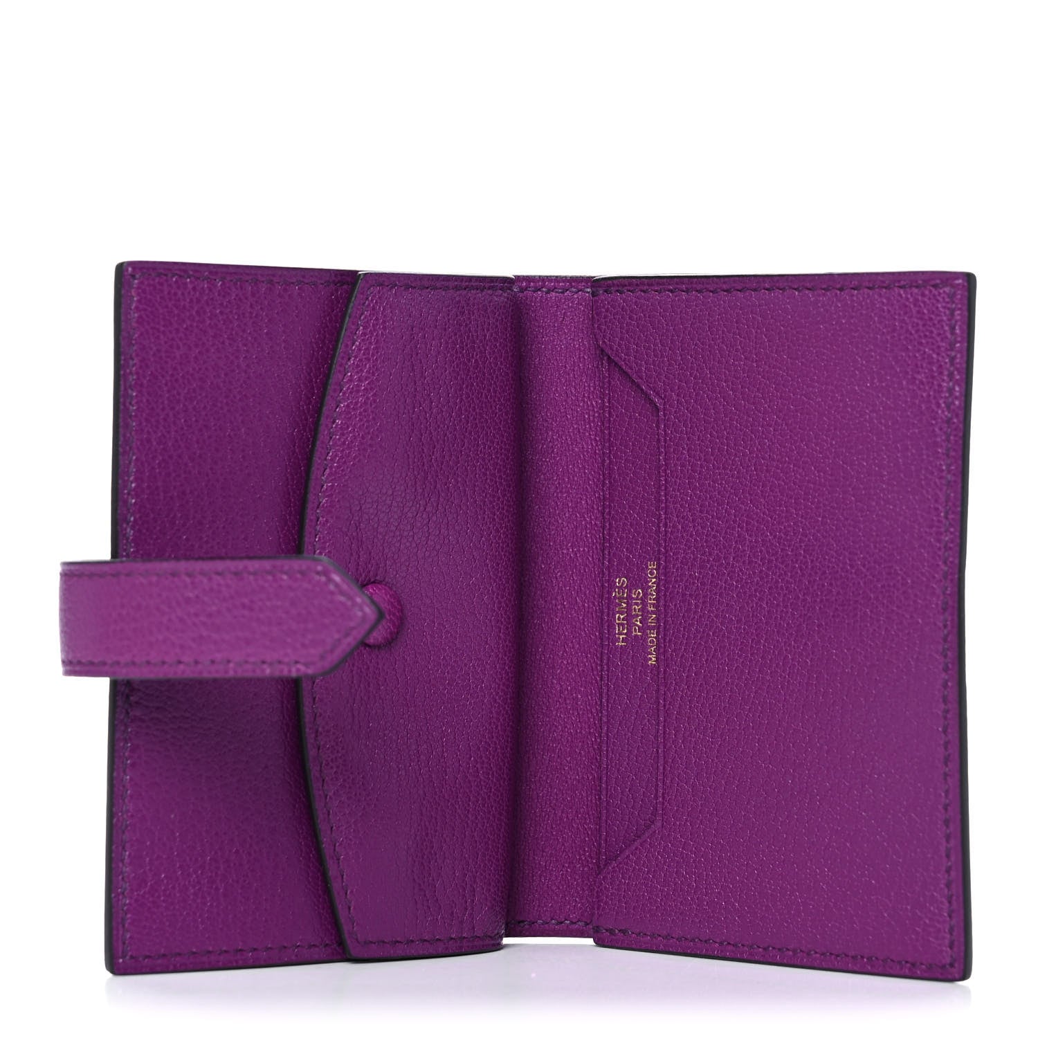Hermes Chevre Mysore Mini Bearn Wallet Anemone 5 of 10