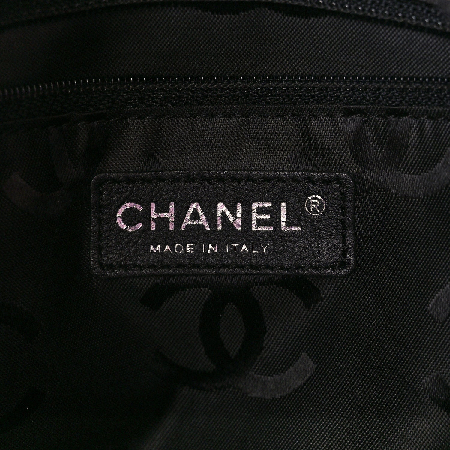 Chanel Calfskin Quilted Medium Cambon Tote Pink Black 6 of 12