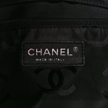 Chanel Calfskin Quilted Medium Cambon Tote Pink Black 6 of 12