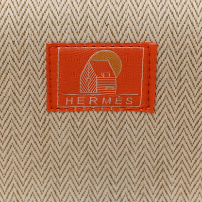 Hermes Cotton Les Cabanes Case Orange FRAMBOISE 7 of 7