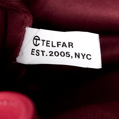 Telfar Vegan Leather Medium Shopping Bag Oxblood 7 of 10