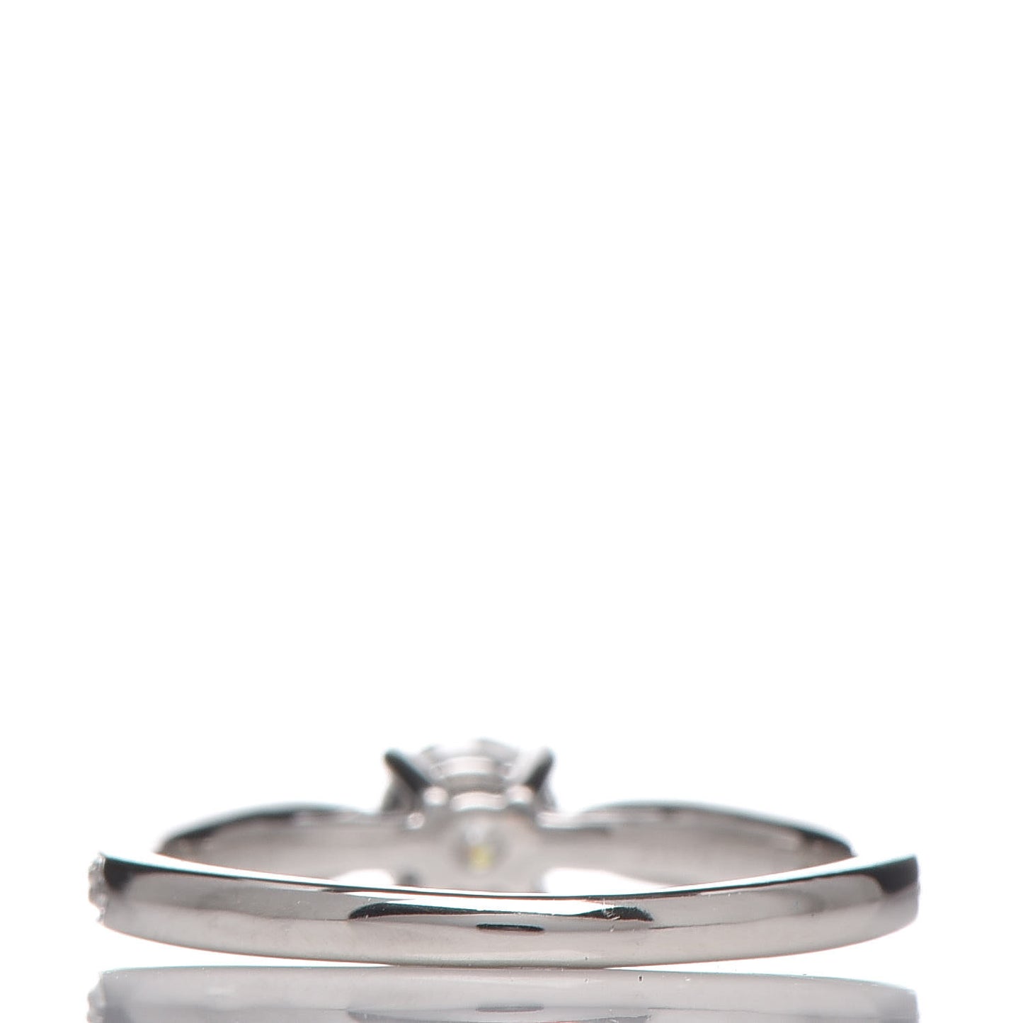 Platinum Diamond .38ct Round Brilliant Harmony Engagement Ring 50 5.25