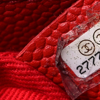 Chanel Grained Calfskin Small Stitched Flap Red 7 of 12