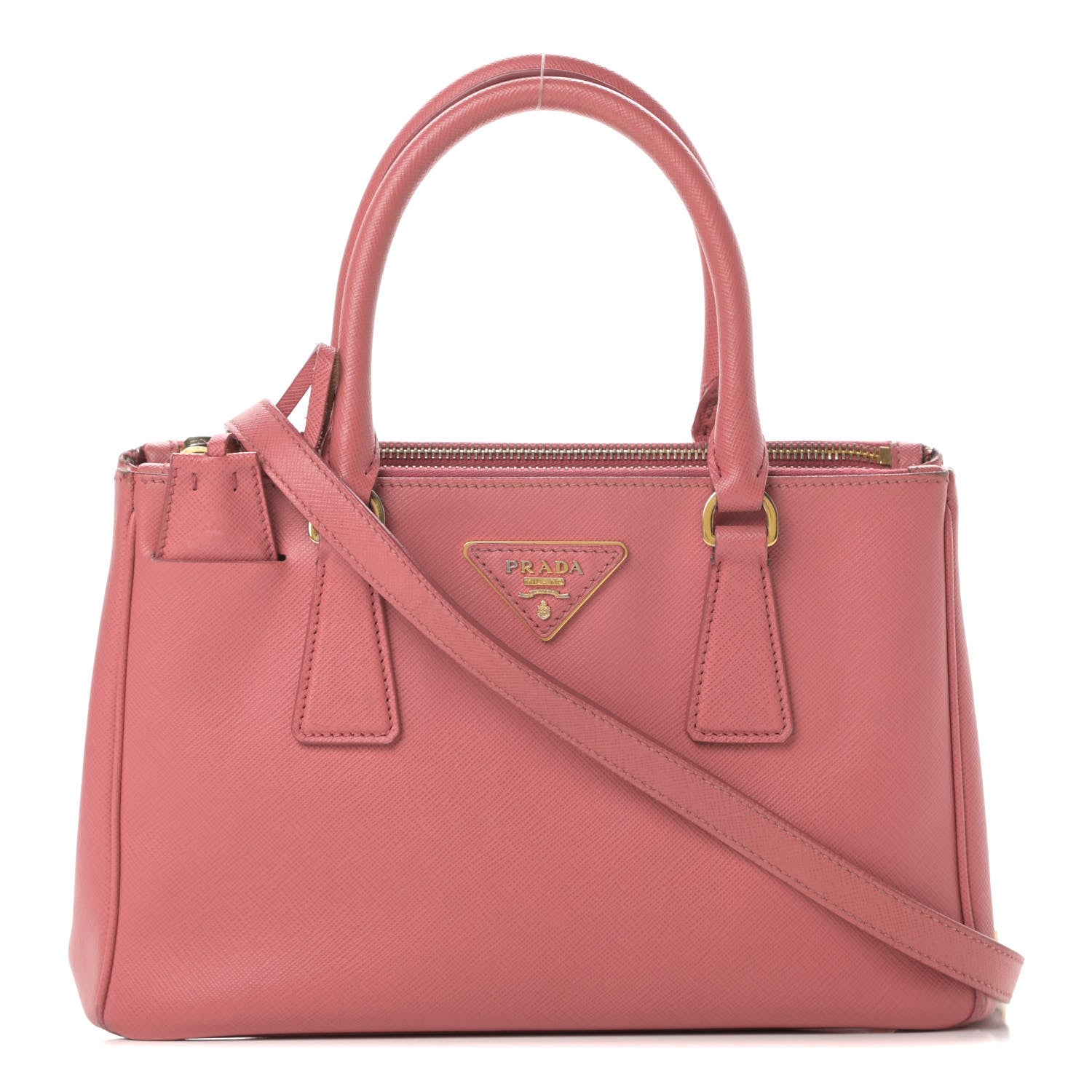 Prada Saffiano Small Galleria Double Zip Tote Tamaris 1 of 22