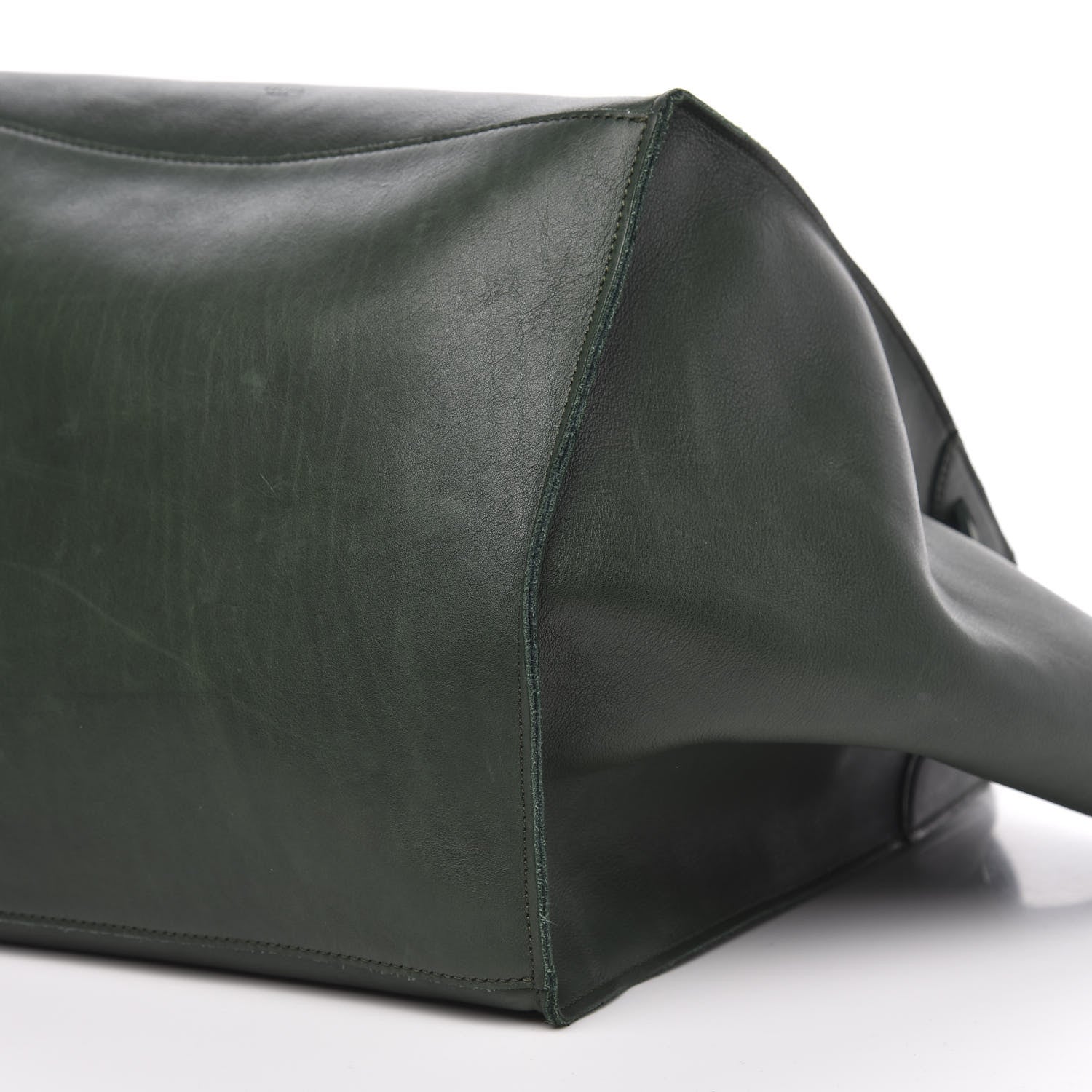 Celine Smooth Calfskin Medium Big Bag Dark Green 9 of 13