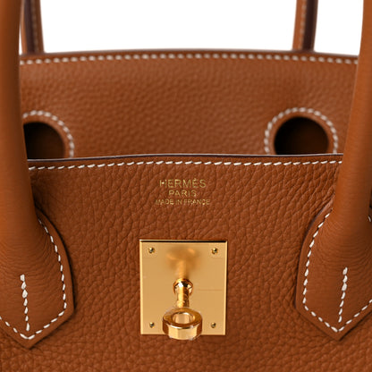Hermes Togo Birkin 30 Gold 6 of 11
