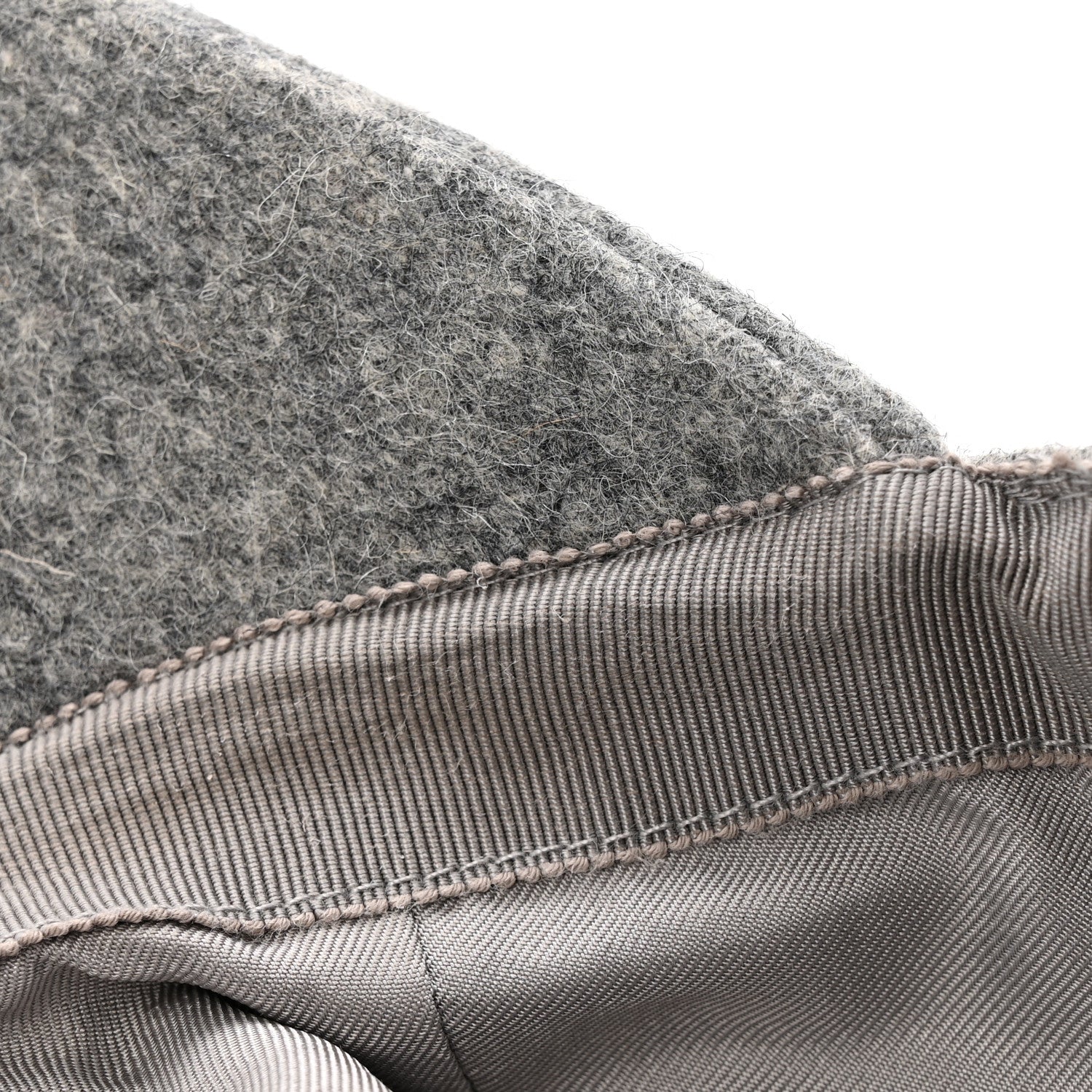 Hermes Wool Davis Varsity Hat 58 Gris Clair 10 of 11
