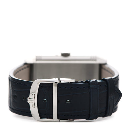 Jaeger-LeCoultre Stainless Steel Alligator 29.9mm Reverso Tribute Moon Manual Winding Watch Q3958420 3 of 5