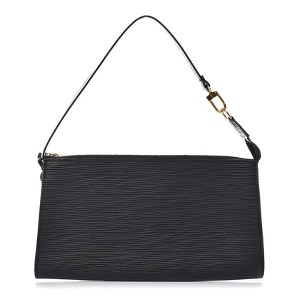 Louis Vuitton Epi Pochette Accessories 24 Black 1 of 8