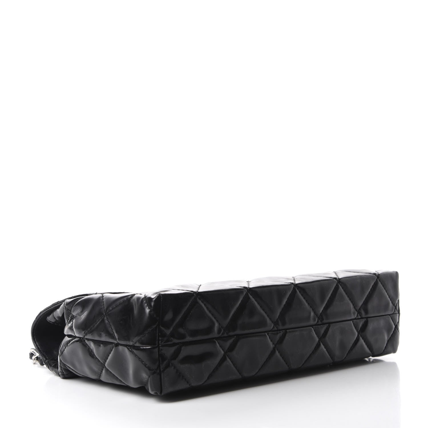 Chanel Vinyl Quilted In the Business Flap Bag Black 4 of 11
