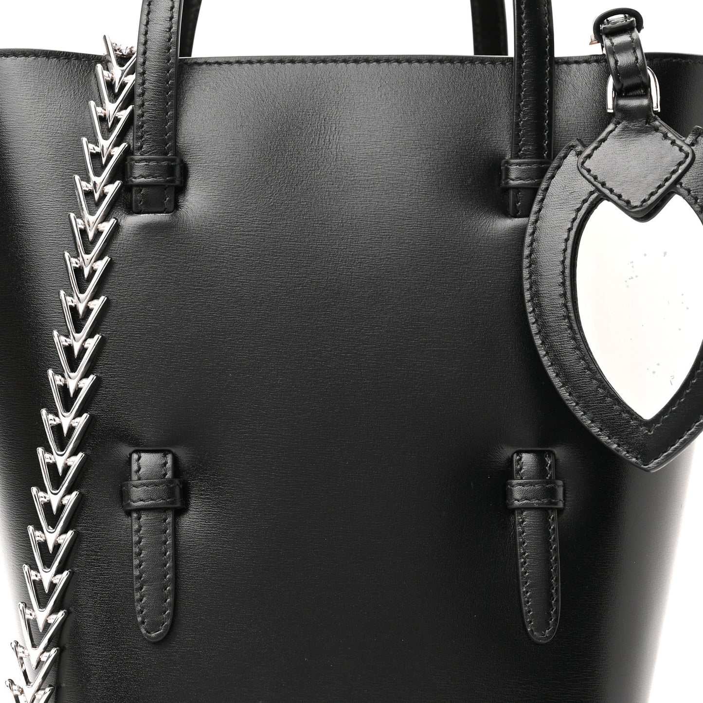 Calfskin Chain Bag Black