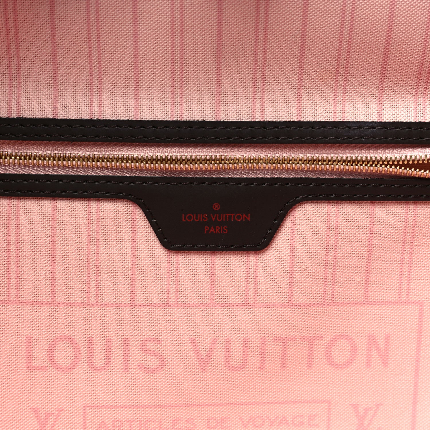 Louis Vuitton Damier Ebene Neo Neverfull MM Rose Ballerine 6 of 11