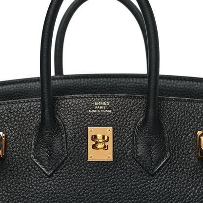 Hermes Togo Birkin 25 Black 5 of 9