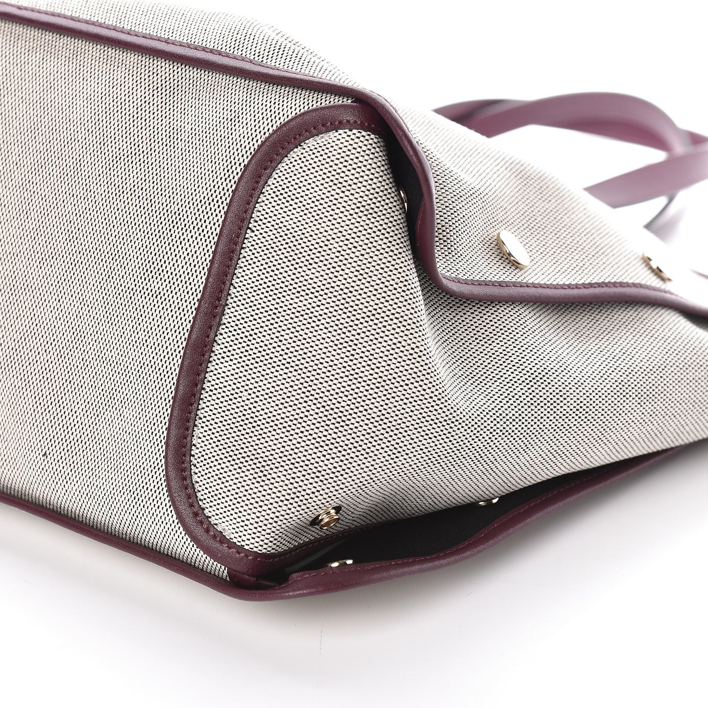 Canvas Medium Bond Shopper Tote Aubergine