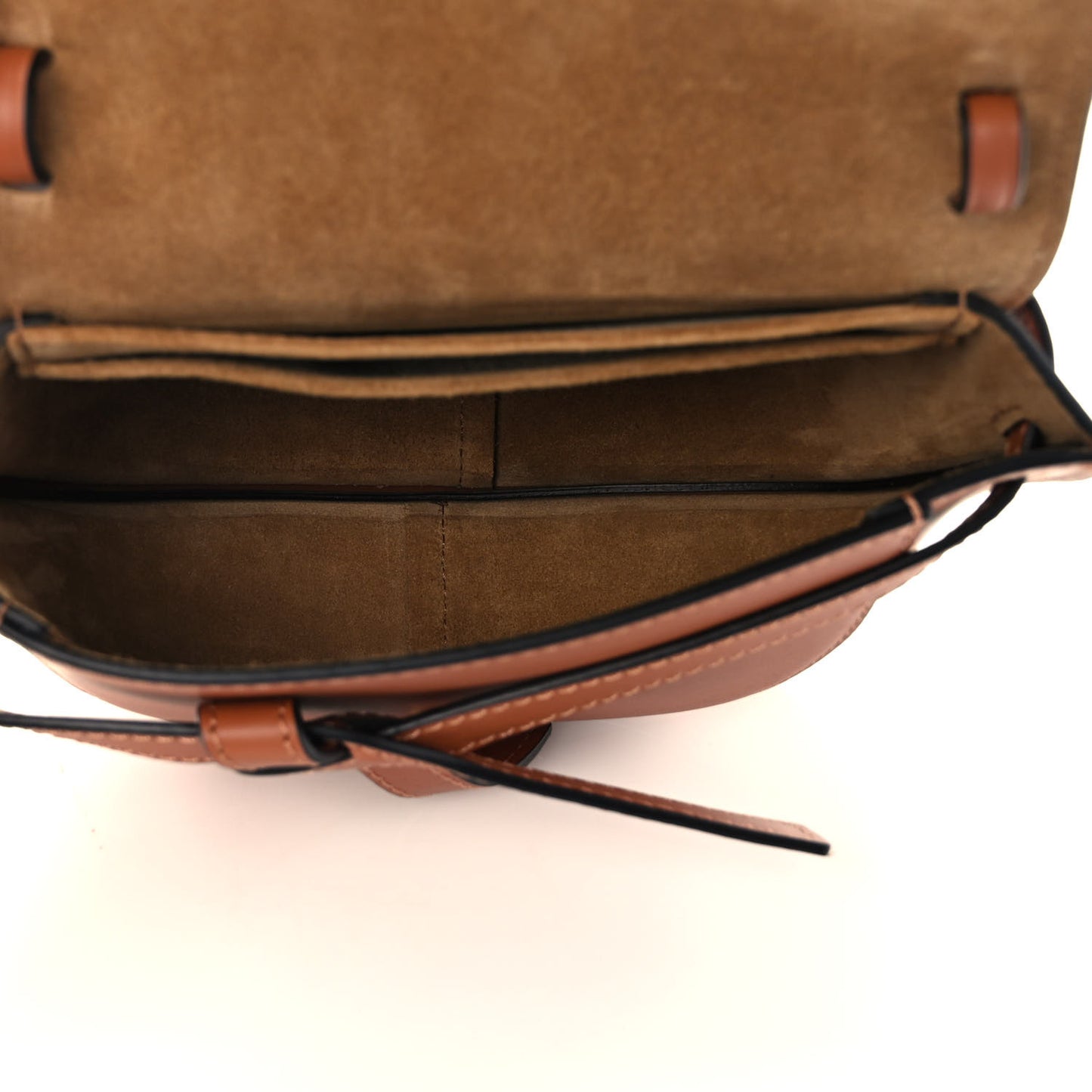 Calfskin Mini Gate Dual Bag Tan