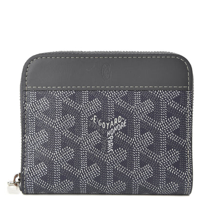 Goyard Goyardine Matignon PM Wallet Grey 1 of 7