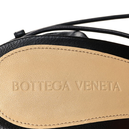 Bottega Veneta Mesh Nappa Stretch Ankle Tie Sandals 42 Black 7 of 7