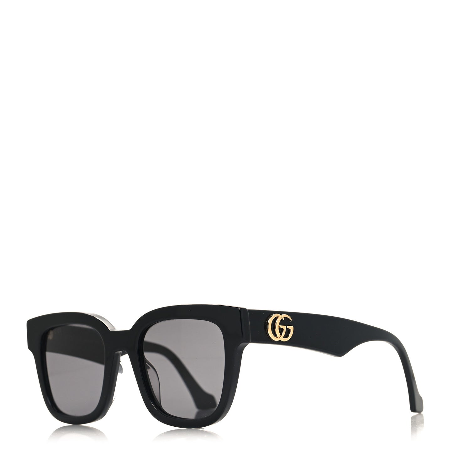 Rectangle 52mm Frame Sunglasses GG0998S Black