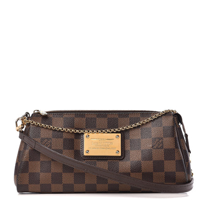Louis Vuitton Damier Ebene Eva Clutch 1 of 7