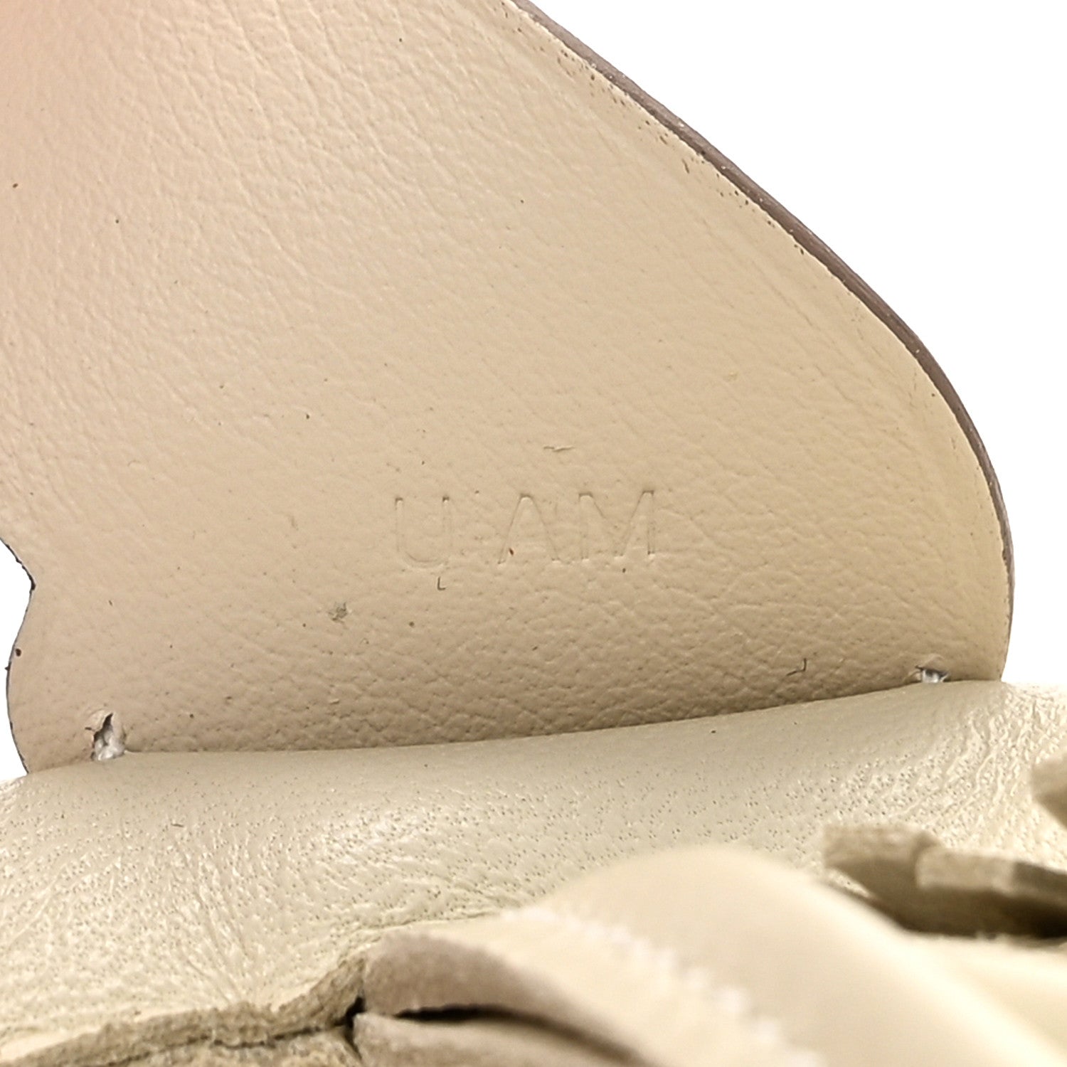 Hermes Milo Lambskin Matte Alligator Touch Grigri Rodeo Pegase Horse Bag Charm PM Craie Nata Beton 4 of 5