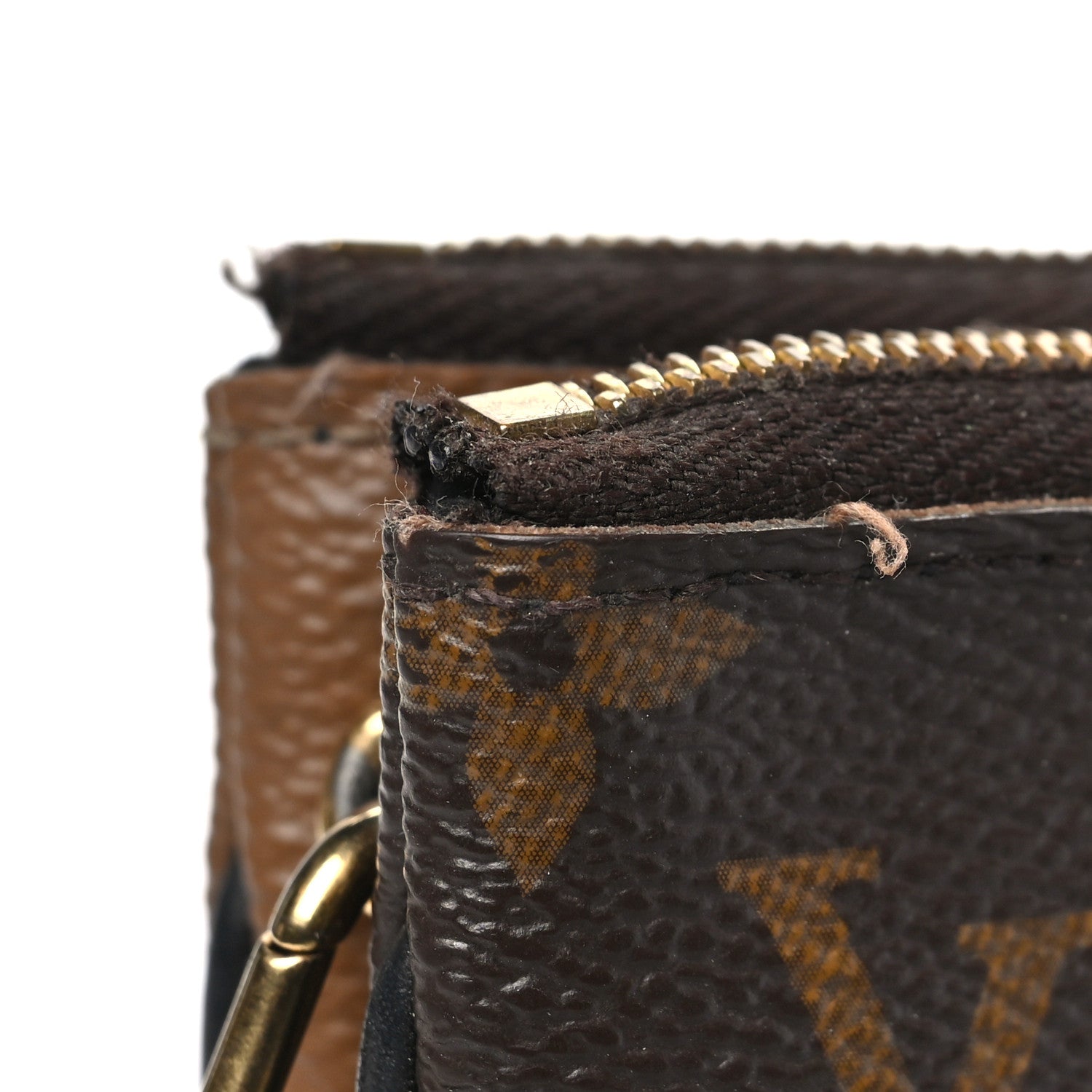 Louis Vuitton Reverse Monogram Giant Double Zip Pochette 13 of 13