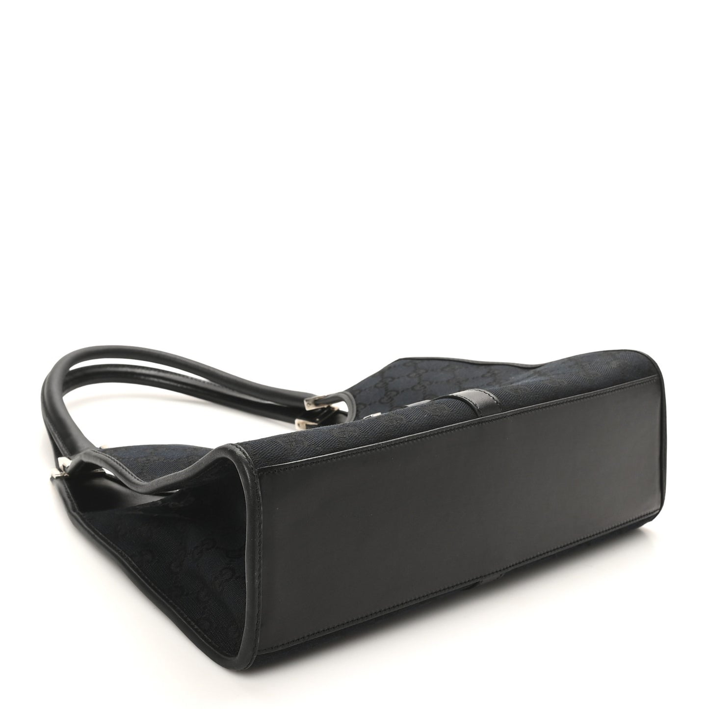 Monogram Bardot Shoulder Bag Black