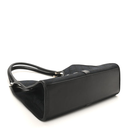 Gucci Monogram Bardot Shoulder Bag Black 4 of 10