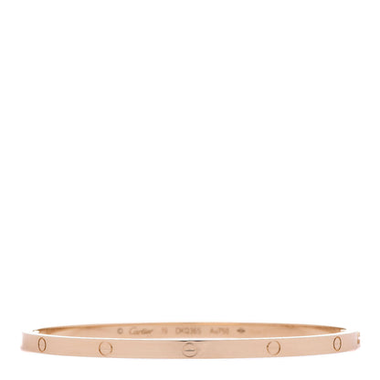 Cartier 18K Yellow Gold Small LOVE Bracelet 19 3 of 7