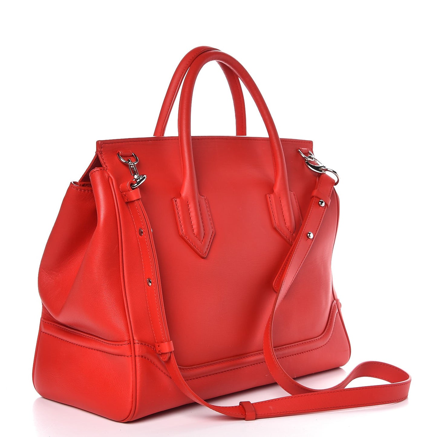 Calfskin Large Palazzo Empire Bag Rockerfeller Red