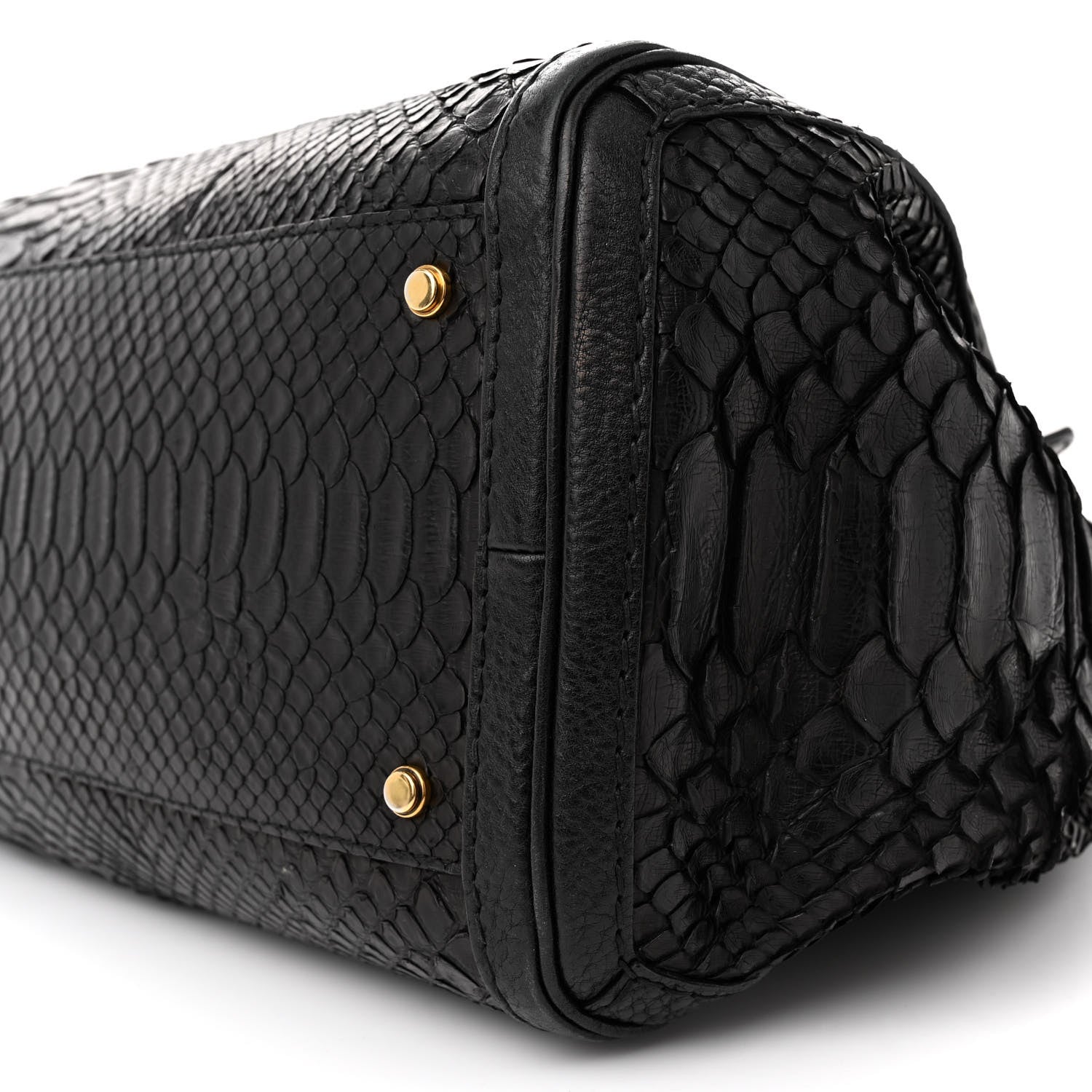 Gucci Snakeskin Large GG Running Tote Black 10 of 18