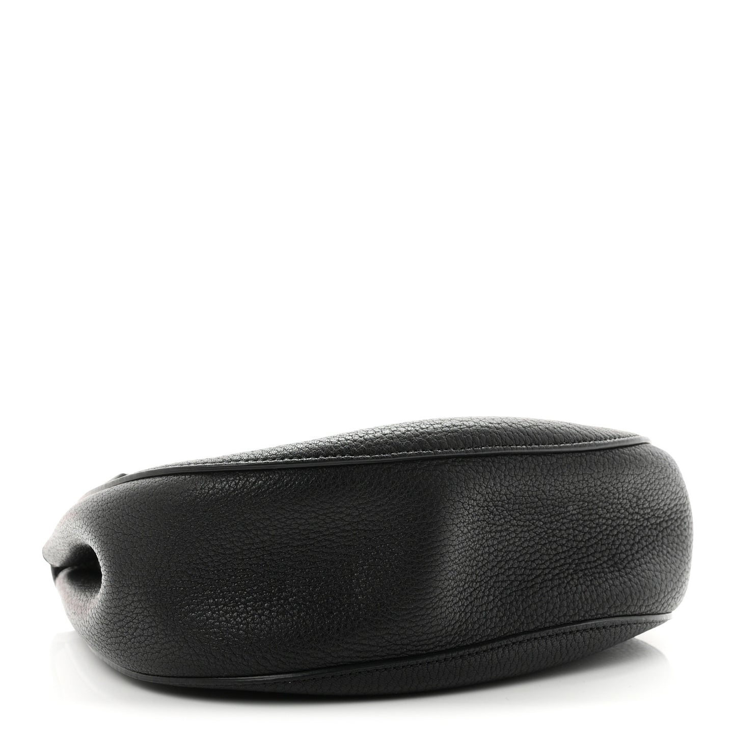 Grained Lambskin Drew Shoulder Bag Black