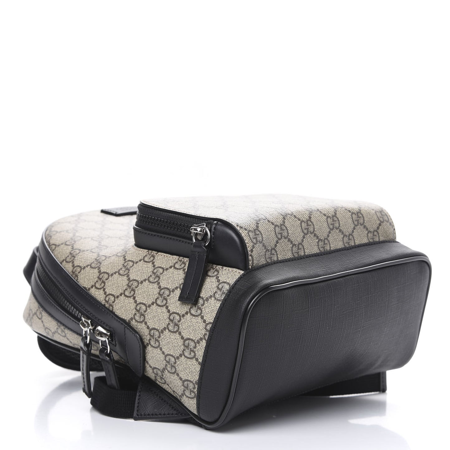 GG Supreme Monogram Small Eden Day Backpack Black