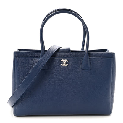 Chanel Calfskin Cerf Executive Shopper Tote Marine 1 of 11