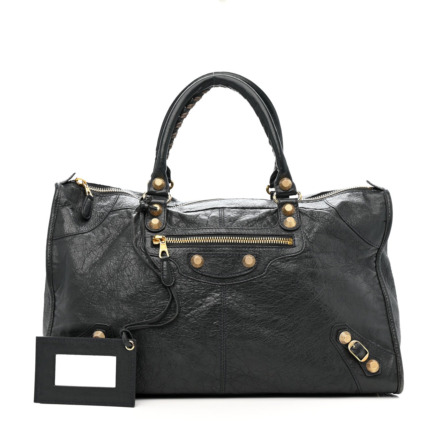 Balenciaga Agneau Giant 12 Gold Hardware Work Anthracite 3 of 13