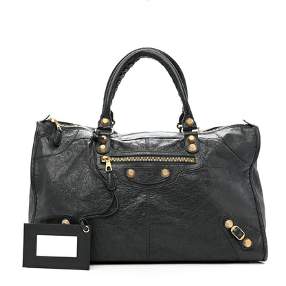 Balenciaga Agneau Giant 12 Gold Hardware Work Anthracite 3 of 13