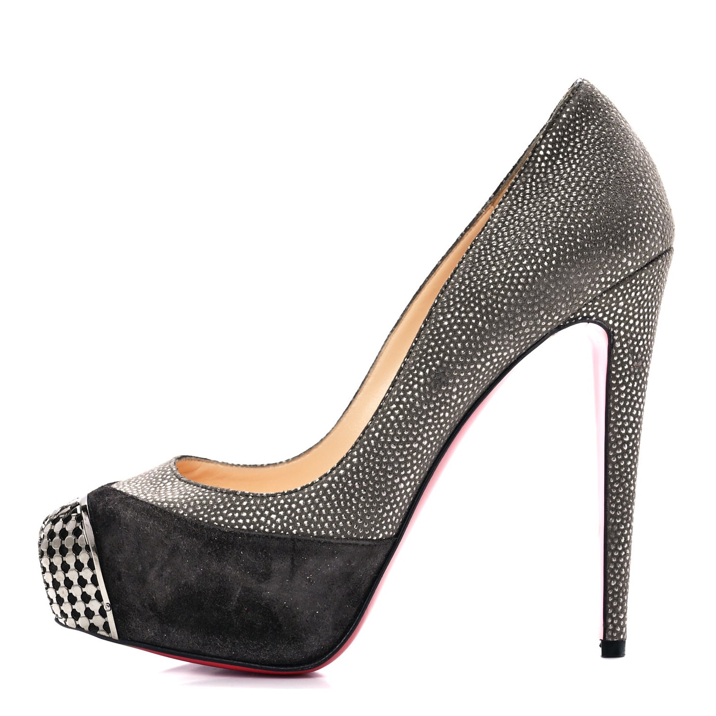 Suede Calfskin Maggie 160 Pumps 38.5 Black