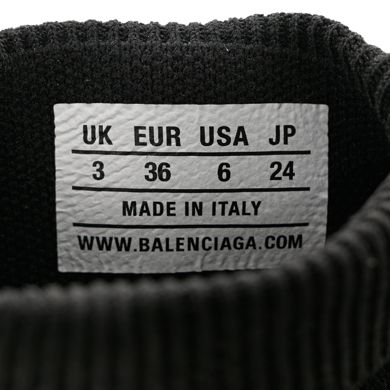 Balenciaga Neoprene Knit Womens Speed Sneakers 36 Black Pink 6 of 9