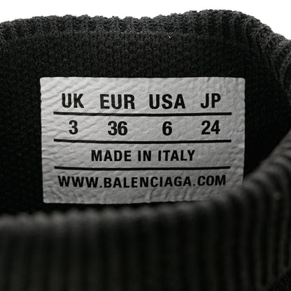 Balenciaga Neoprene Knit Womens Speed Sneakers 36 Black Pink 6 of 9