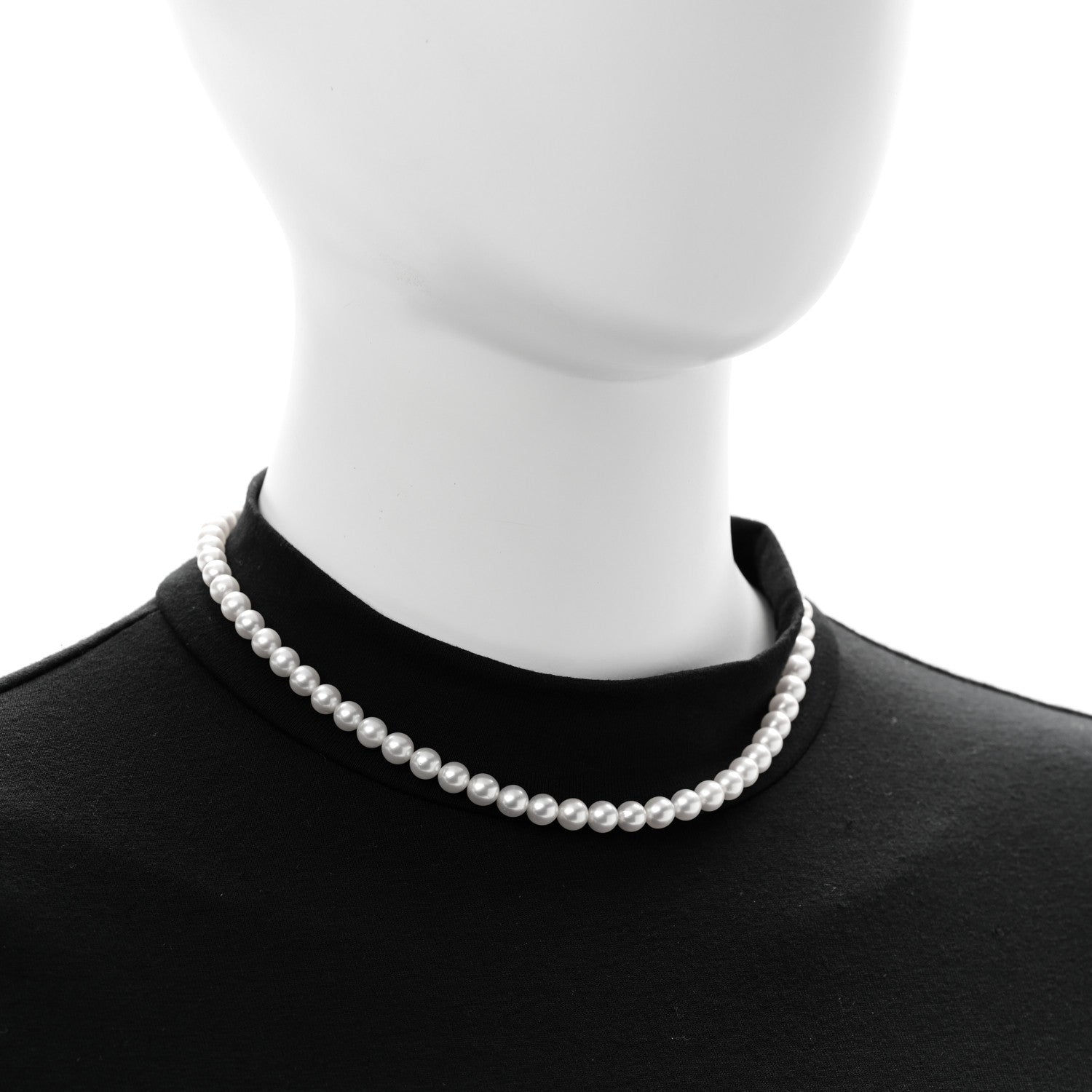 Mikimoto Sterling Silver Akoya Cultured Pearl 6mm Strand Necklace 15" 2 of 6