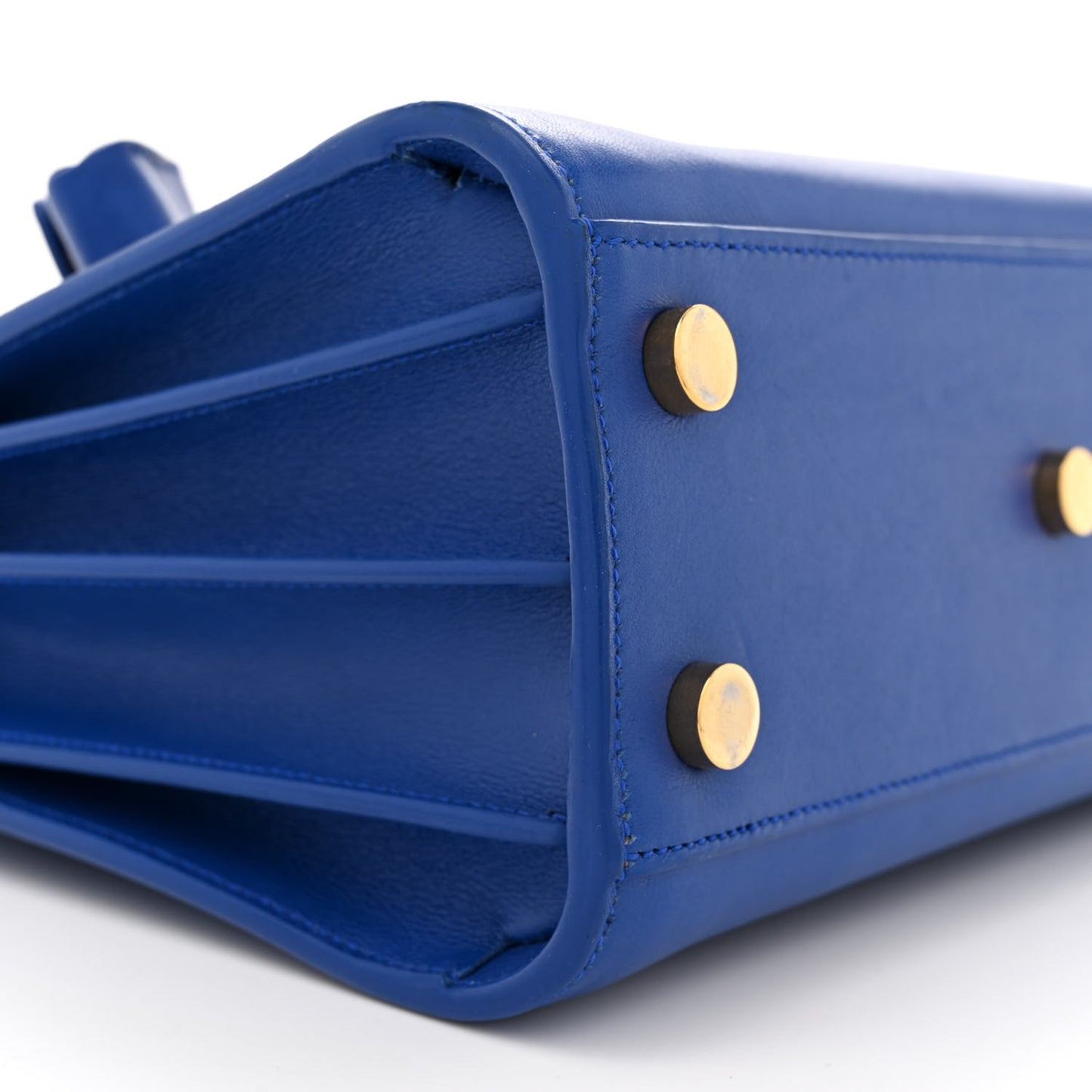 Calfskin Nano Sac De Jour Royal Blue