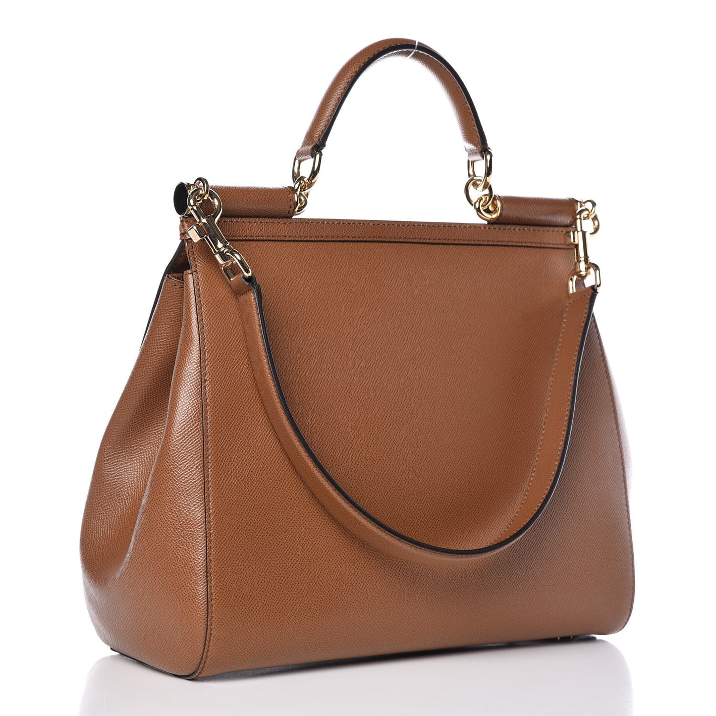 Dauphine Large Miss Sicily Satchel Caramello