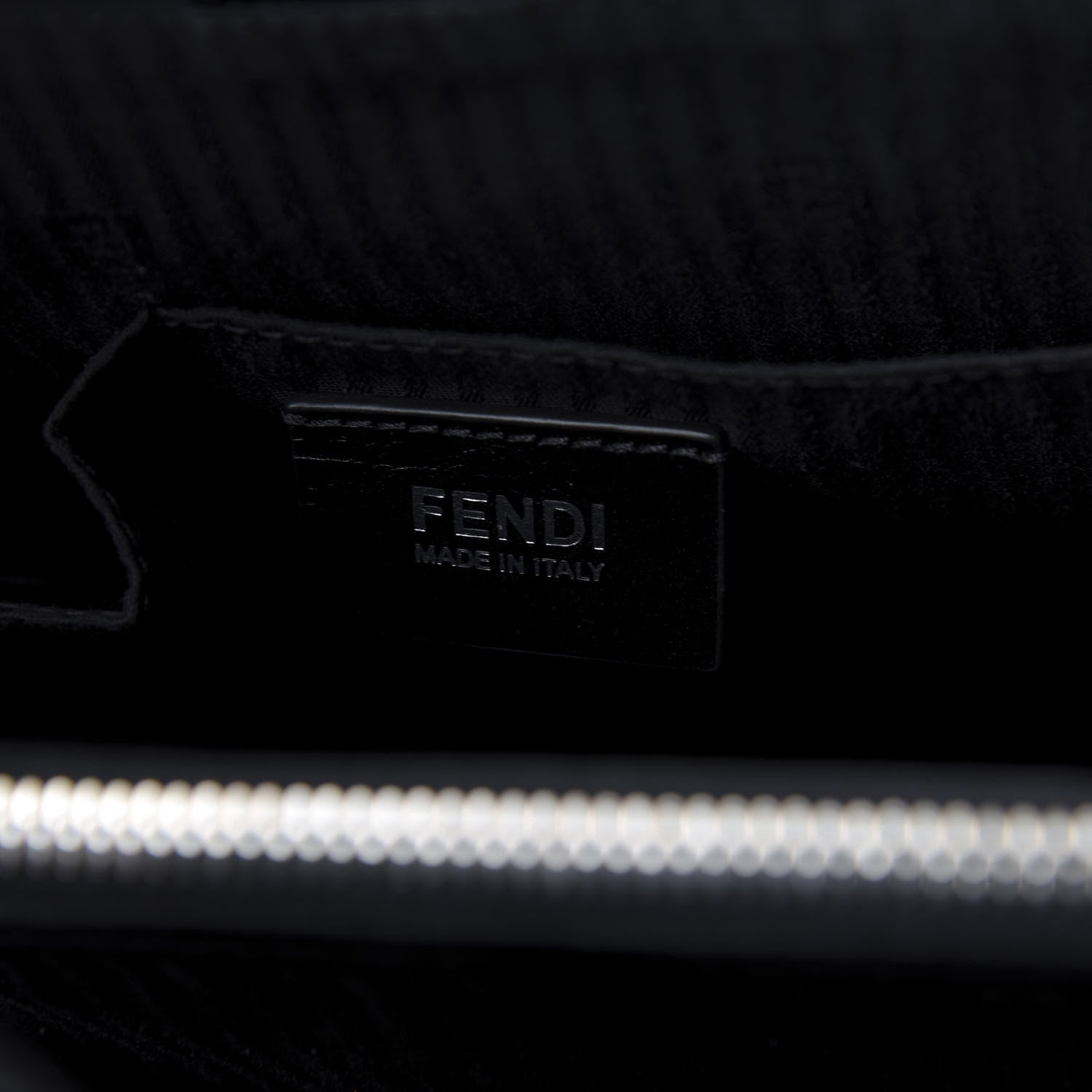 Fendi Patent Vitello Elite Regular 2Jours Tote Black 8 of 13