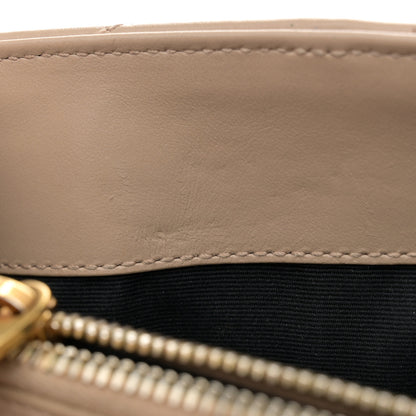 Saint Laurent Calfskin Y Quilted Monogram Small Loulou Chain Satchel Dark Beige 15 of 16