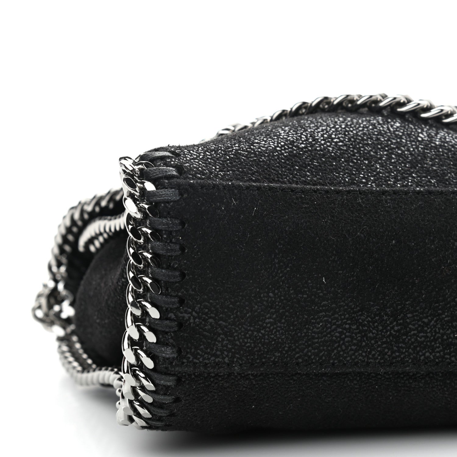 Stella McCartney Shaggy Deer Mini Falabella Shoulder Bag Black 9 of 10